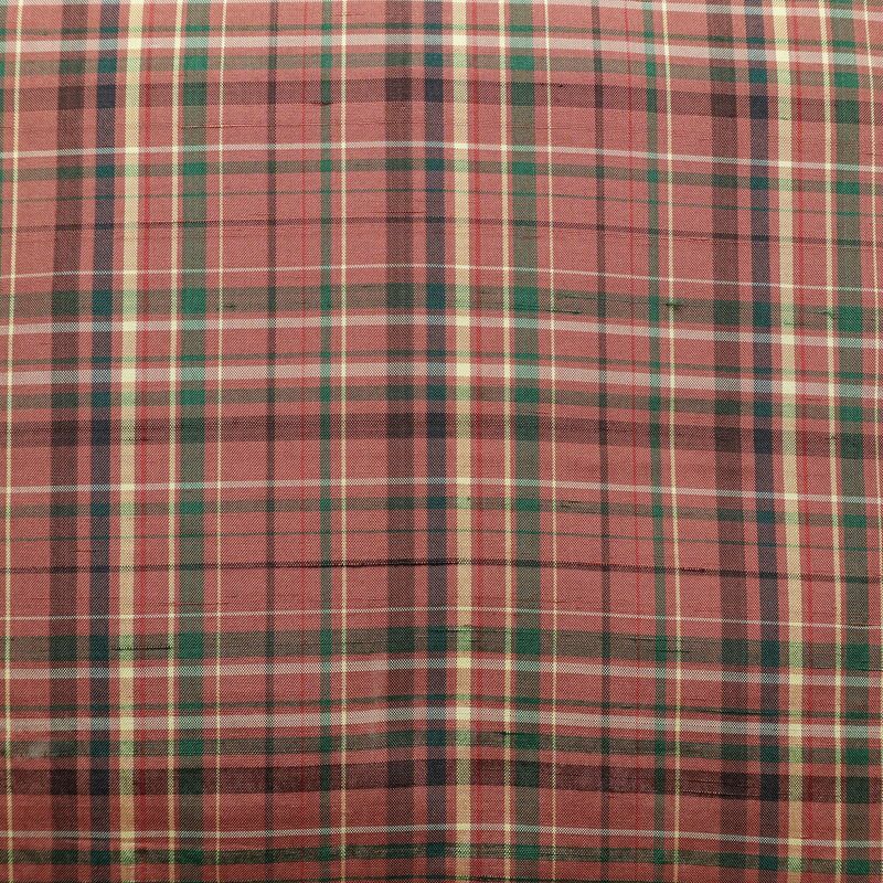 名古屋帯 全通柄 正絹 チェック・格子柄 名古屋仕立て 帯 紬地 ピンク_画像2