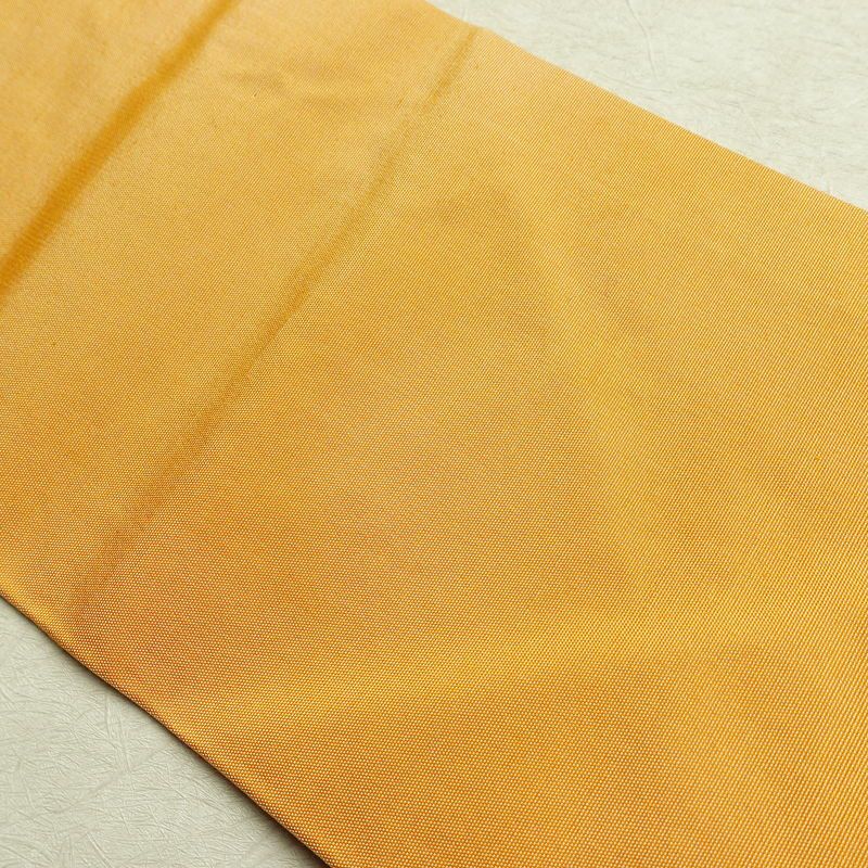 名古屋帯 六通柄 正絹 流水・波柄 名古屋仕立て 帯 橙_画像16