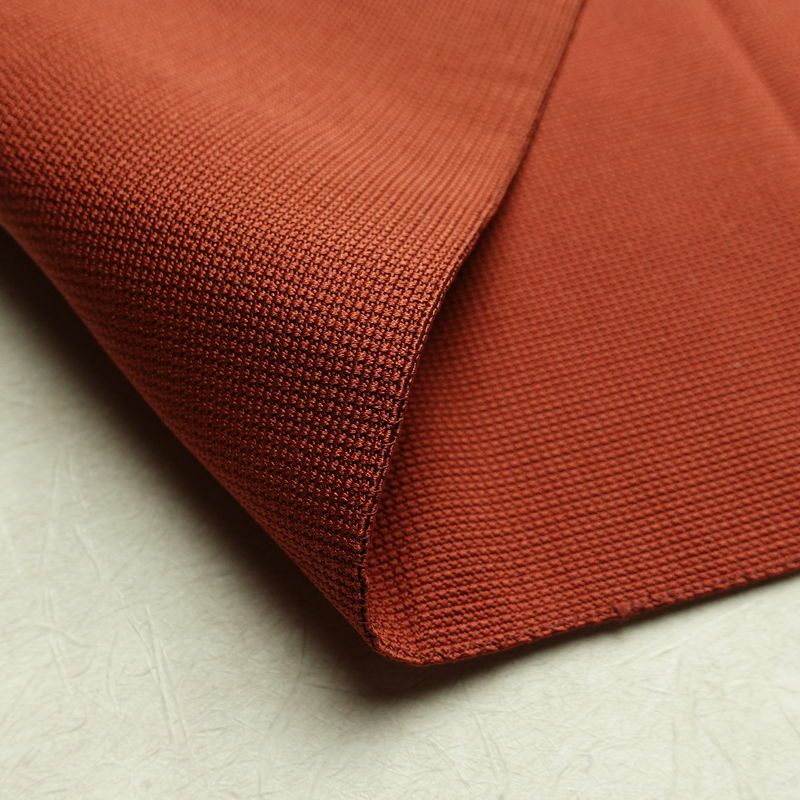 名古屋帯 太鼓柄 正絹 幾何学柄・抽象柄 松葉仕立て 帯 橙_画像10