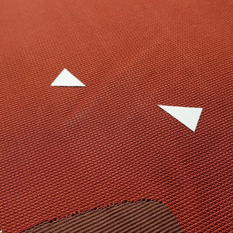 名古屋帯 太鼓柄 正絹 幾何学柄・抽象柄 松葉仕立て 帯 橙_画像14