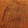名古屋帯 六通柄 良品 正絹 木の葉・植物柄 松葉仕立て 帯 紬地 橙_画像3