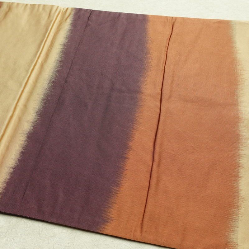 袋帯 六通柄 フォーマル用 正絹 木の葉・植物柄 帯 入学式 卒業式 結婚式 多色使い_画像17