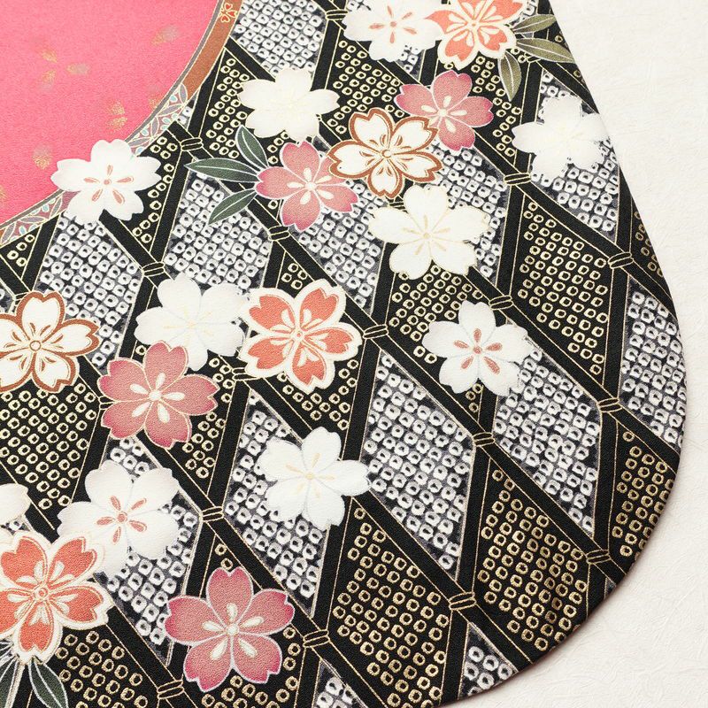 振袖 良品 ふき綿仕立て 金駒刺繍 正絹 古典柄 袷仕立て 身丈163.5cm 裄丈70.5cm 箔 金彩 着物 成人式 二十歳 ピンク_画像14