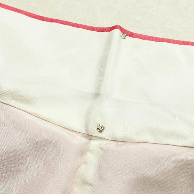 振袖 良品 ふき綿仕立て 金駒刺繍 正絹 古典柄 袷仕立て 身丈163.5cm 裄丈70.5cm 箔 金彩 着物 成人式 二十歳 ピンク_画像18