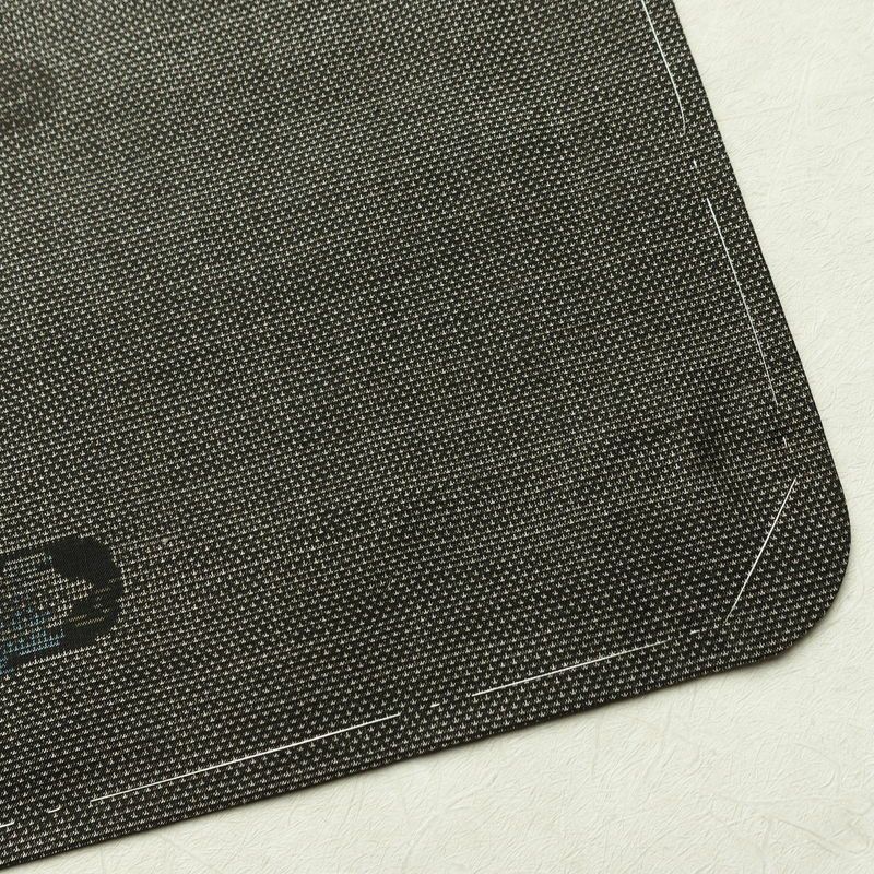 大島紬 良品 創匠きゅうの 古代染色純泥染 証紙あり 正絹 木の葉・植物柄 袷仕立て 身丈162.5cm 裄丈67cm 本場大島紬 伝統工芸 一部しつけ糸付き 着物 茶_画像15