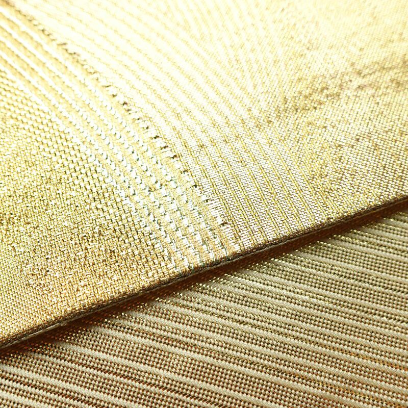 袋帯 六通柄 正絹 流水・波柄 入学式 卒業式 結婚式 金・銀_画像13