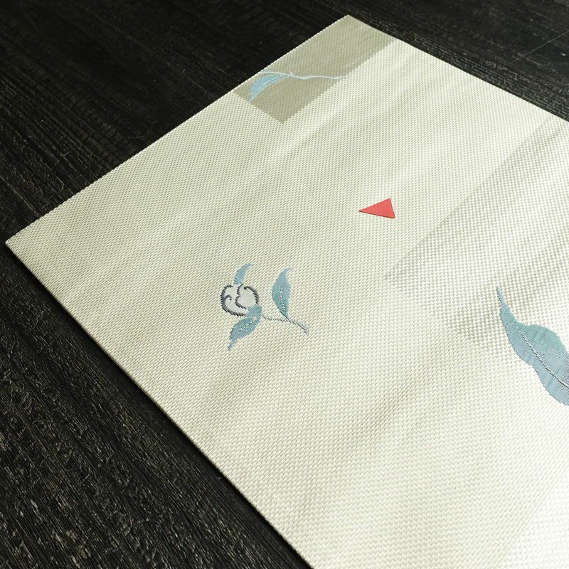 袋帯 大内つづれ 六通柄 フォーマル用 正絹 花柄 帯 卒業式 白_画像18