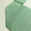 名古屋帯 全通柄 良品 正絹 無地 名古屋仕立て 帯 紬地 緑・うぐいす色_画像18