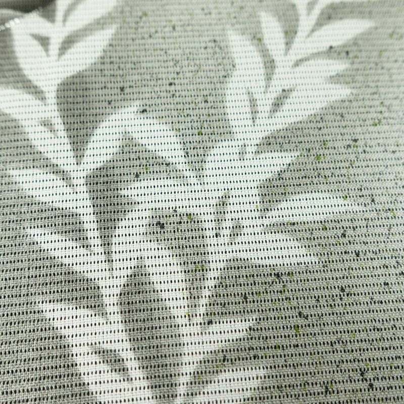 盛夏 付下 しつけ糸付き 正絹 花柄 単衣仕立て 身丈162cm 裄丈67cm 箔 フォーマル 着物 グレー_画像8