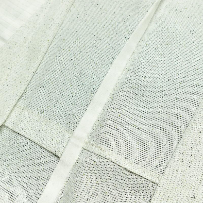 盛夏 付下 しつけ糸付き 正絹 花柄 単衣仕立て 身丈162cm 裄丈67cm 箔 フォーマル 着物 グレー_画像18