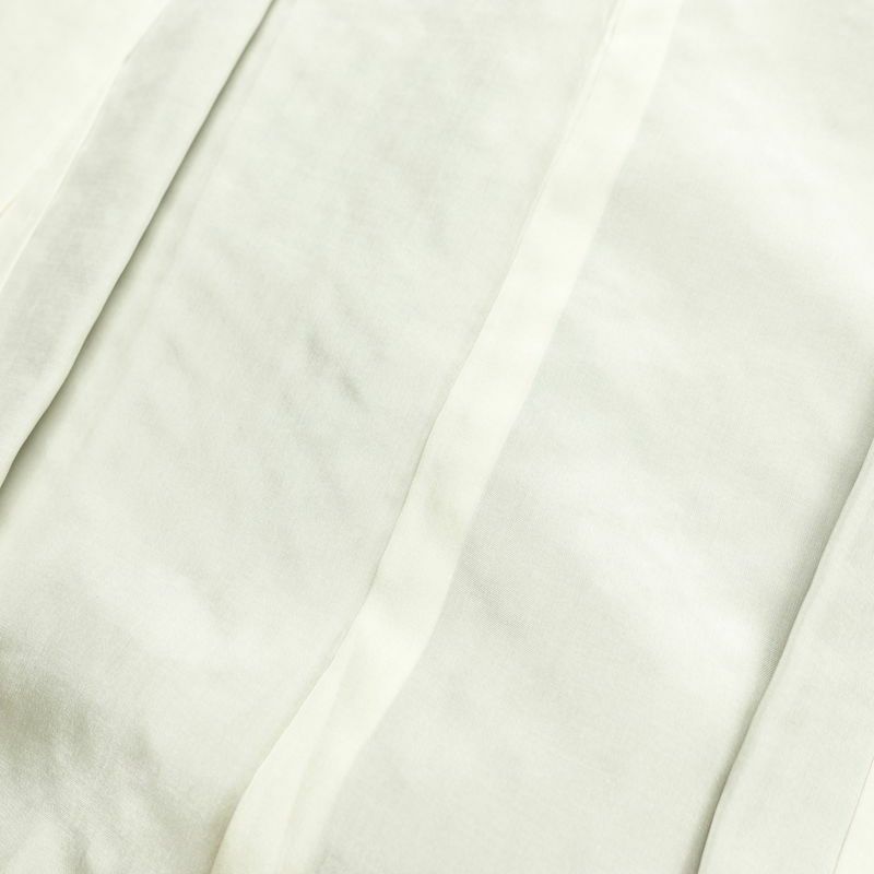 小紋 絞り 綸子 正絹 雲柄 袷仕立て 身丈168.5cm 裄丈64.5cm 麻の葉 着物 緑・うぐいす色_画像19