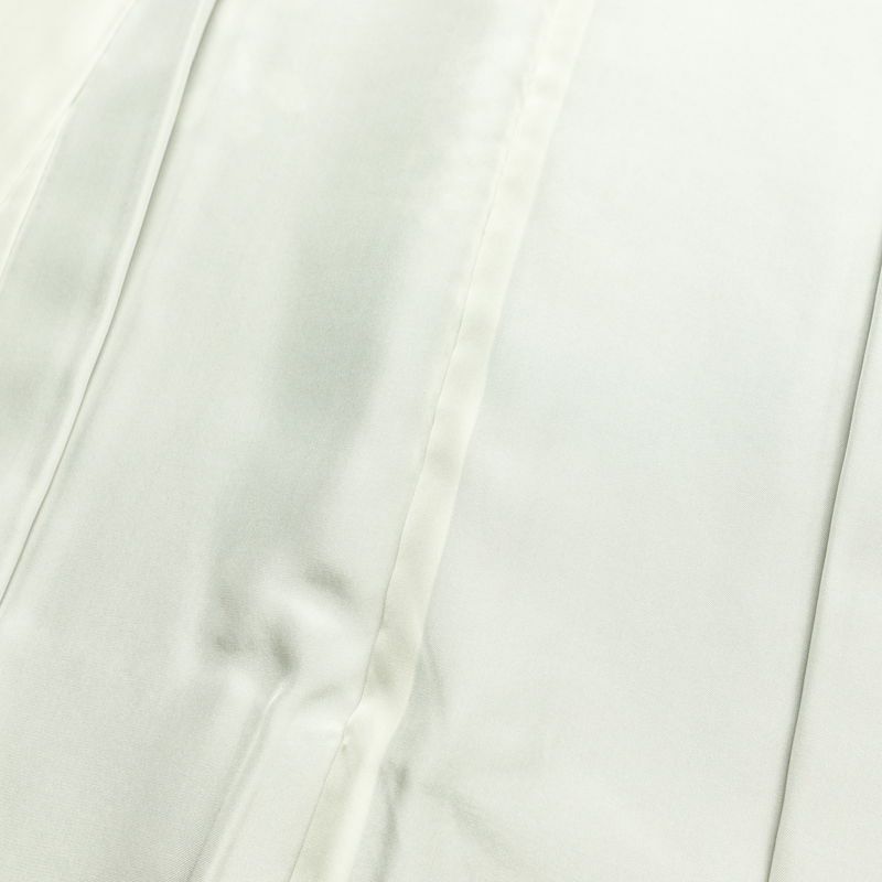 訪問着 美品 しつけ糸付き 絞り 一つ紋付き 正絹 花柄 袷仕立て 身丈159.5cm 裄丈65cm 刺繍 フォーマル 着物 入学式 卒業式 結婚式 グレー_画像20