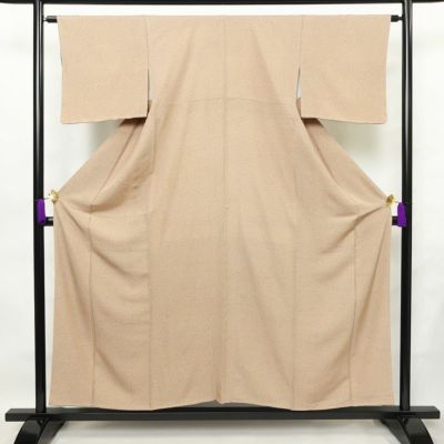 小紋 しつけ糸付き 正絹 花柄 袷仕立て 身丈167cm 裄丈67.5cm 小紋 しつけ糸付き 正絹 花柄 袷仕立て 身丈167cm 裄丈67.5cm