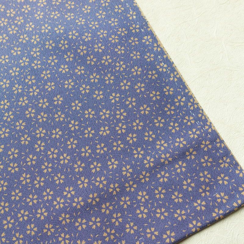 小紋 良品 しつけ糸付き 総柄 正絹 その他の柄 袷仕立て 身丈154.5cm 裄丈63.5cm 柄八掛 着物 ベージュ_画像19