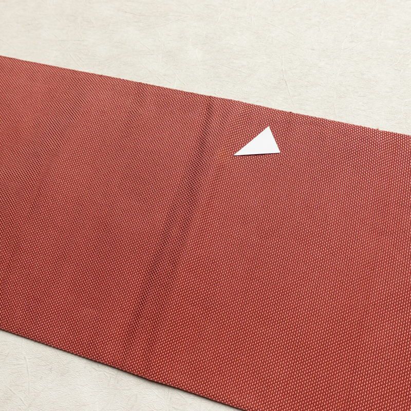 名古屋帯 太鼓柄 正絹 花柄 名古屋仕立て くすみピンク 帯 ピンク_画像16