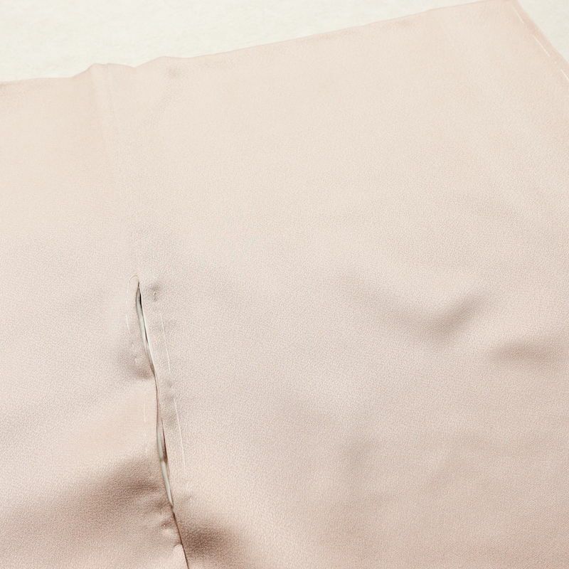 色留袖 しつけ糸付き 金駒刺繍 一つ紋付き 正絹 人物・動物柄 袷仕立て 身丈156.5cm 裄丈68cm 箔 刺繍 共八掛 金彩 フォーマル 着物 結婚式 ピンク_画像18