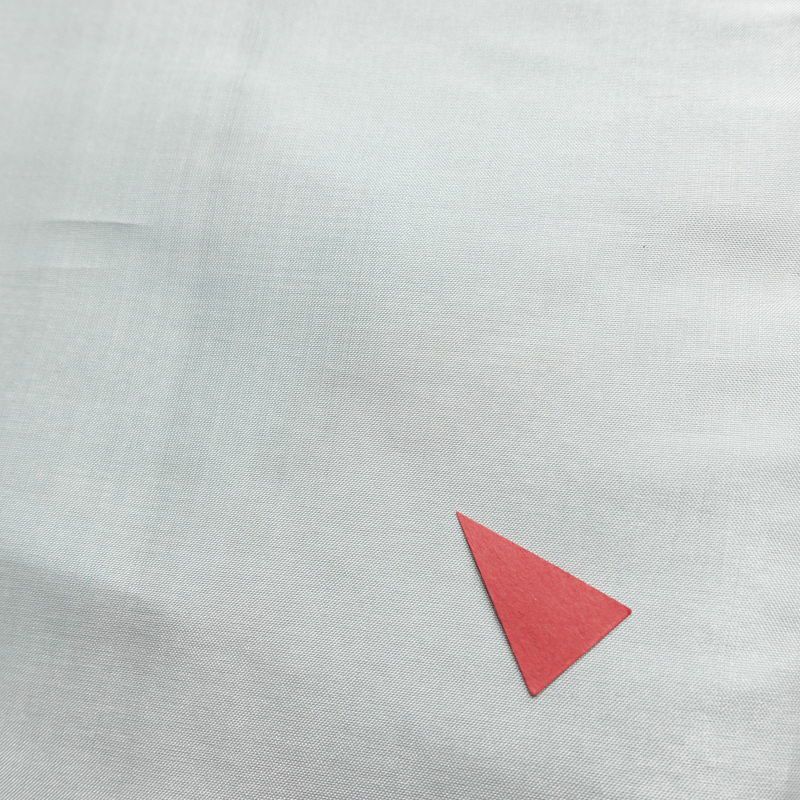 紬 しつけ糸付き 正絹 風景柄 袷仕立て 身丈152.5cm 裄丈64cm 着物 緑・うぐいす色_画像19