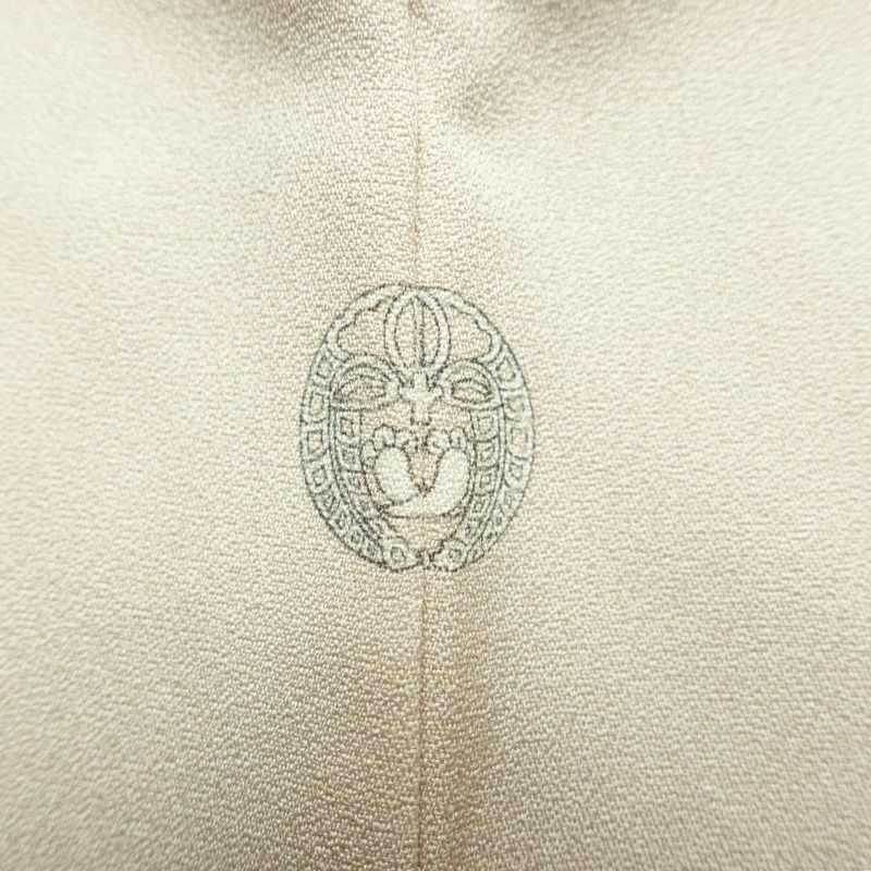 訪問着 しつけ糸付き 一つ紋付き 正絹 花柄 袷仕立て 身丈168.5cm 裄丈66.5cm 箔 フォーマル 着物 入学式 卒業式 結婚式 ピンク_画像17