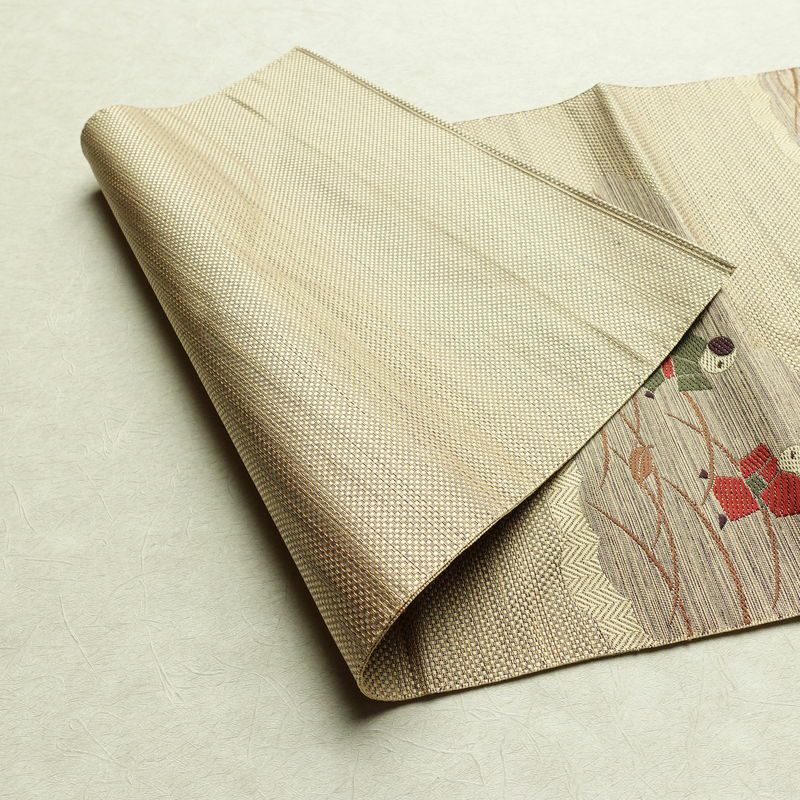 名古屋帯 太鼓柄 良品 正絹 人物・動物柄 名古屋仕立て 帯 ベージュ_画像10