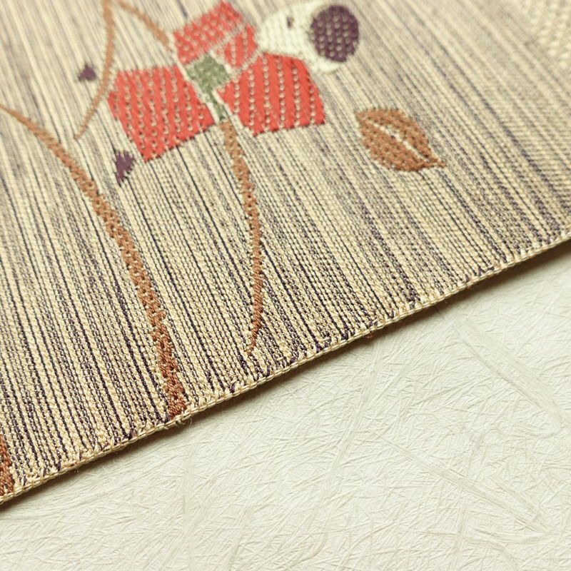 名古屋帯 太鼓柄 良品 正絹 人物・動物柄 名古屋仕立て 帯 ベージュ_画像13