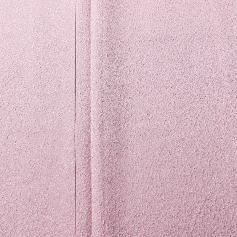 色無地 良品 しつけ糸付き 一つ紋付き 正絹 無地 袷仕立て 身丈155.5cm 裄丈66cm フォーマル 着物 入学式 卒業式 お茶会 ピンク_画像6