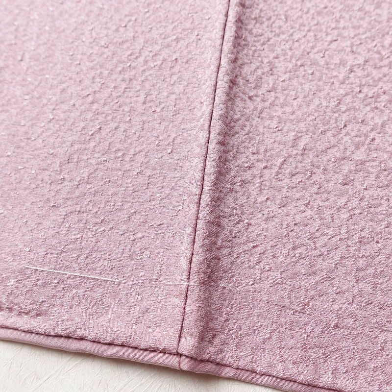 色無地 良品 しつけ糸付き 一つ紋付き 正絹 無地 袷仕立て 身丈155.5cm 裄丈66cm フォーマル 着物 入学式 卒業式 お茶会 ピンク_画像11