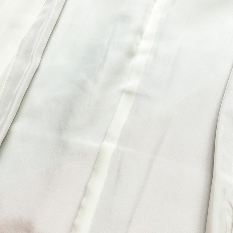 訪問着 良品 絞り 綸子 正絹 木の葉・植物柄 袷仕立て 身丈161.5cm 裄丈68cm 箔 共八掛 金彩 フォーマル 着物 入学式 卒業式 くすみピンク 結婚式 ピンク_画像19