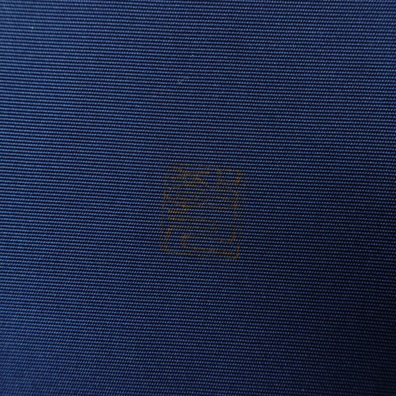 名古屋帯 太鼓柄 落款入り 正絹 古典柄 名古屋仕立て 箔 帯 青・紺_画像9