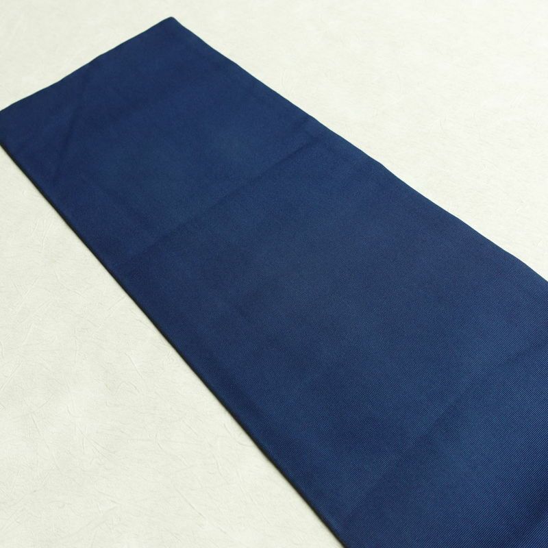 名古屋帯 太鼓柄 落款入り 正絹 古典柄 名古屋仕立て 箔 帯 青・紺_画像14