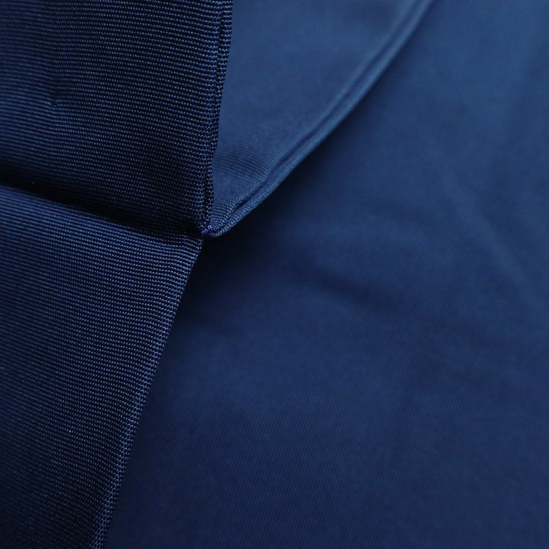 名古屋帯 太鼓柄 落款入り 正絹 古典柄 名古屋仕立て 箔 帯 青・紺_画像19