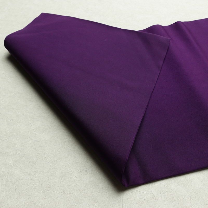 名古屋帯 太鼓柄 正絹 花柄 名古屋仕立て 箔 帯 紫・藤色_画像10