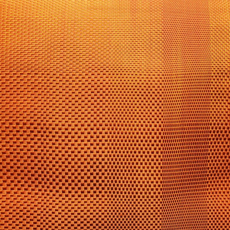 名古屋帯 全通柄 美品 正絹 その他の柄 松葉仕立て 帯 橙_画像2