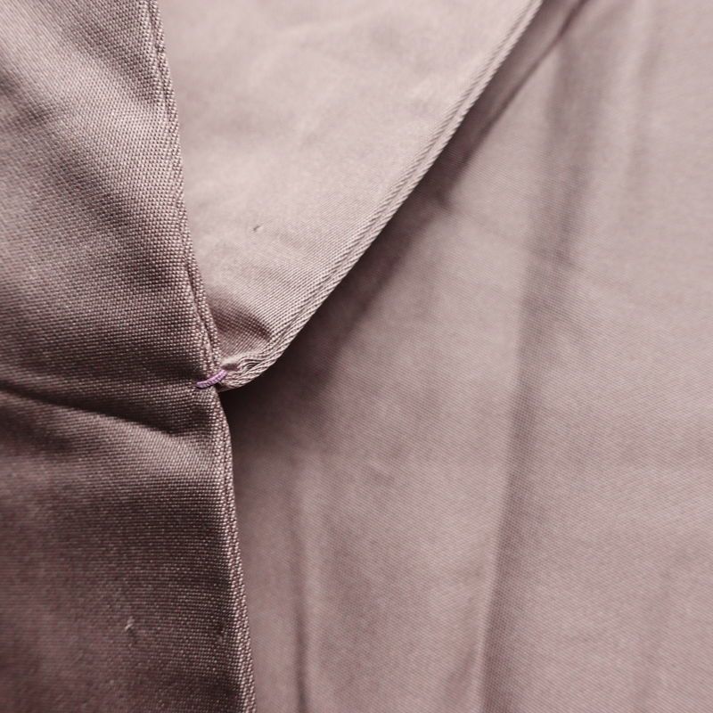 名古屋帯 太鼓柄 正絹 幾何学柄・抽象柄 名古屋仕立て 箔 刺繍 帯 紫・藤色_画像19