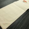 名古屋帯 太鼓柄 正絹 花柄 名古屋仕立て 箔 刺繍 金彩 帯 クリーム_画像8