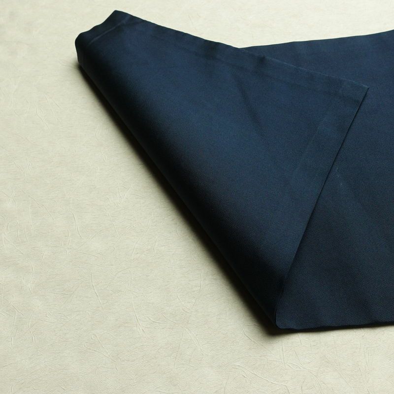 名古屋帯 太鼓柄 正絹 幾何学柄・抽象柄 名古屋仕立て 箔 帯 青・紺_画像12