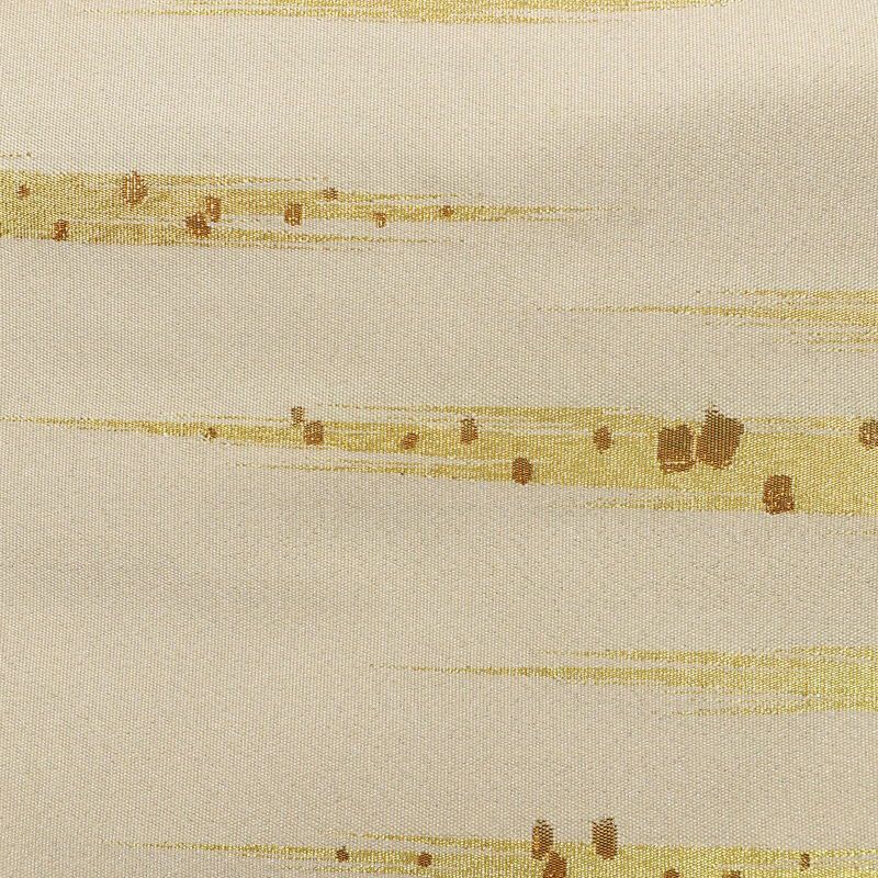 名古屋帯 太鼓柄 正絹 幾何学柄・抽象柄 名古屋仕立て 箔 帯 ピンク_画像2