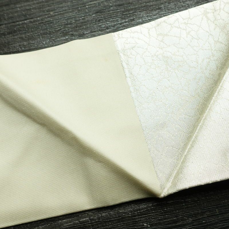 名古屋帯 太鼓柄 正絹 古典柄 名古屋仕立て 箔 銀糸 帯 金・銀_画像14