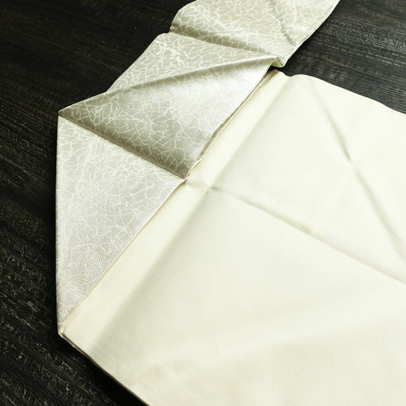 名古屋帯 太鼓柄 正絹 古典柄 名古屋仕立て 箔 銀糸 帯 金・銀_画像20