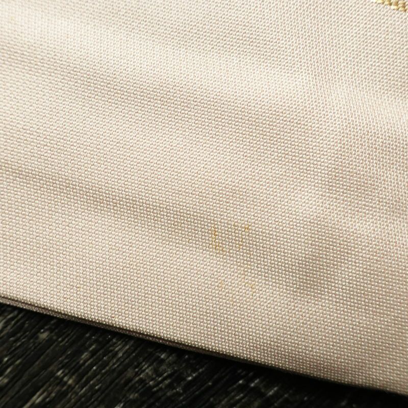 名古屋帯 六通柄 正絹 花柄 名古屋仕立て 箔 帯 ピンク_画像11