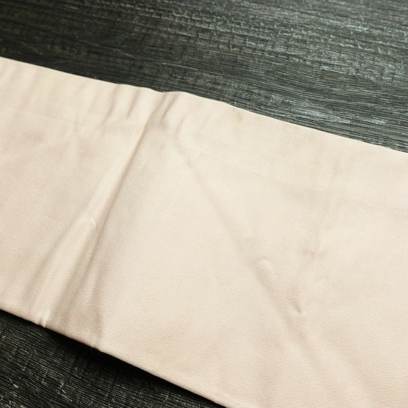 名古屋帯 六通柄 正絹 花柄 名古屋仕立て 箔 帯 ピンク_画像16