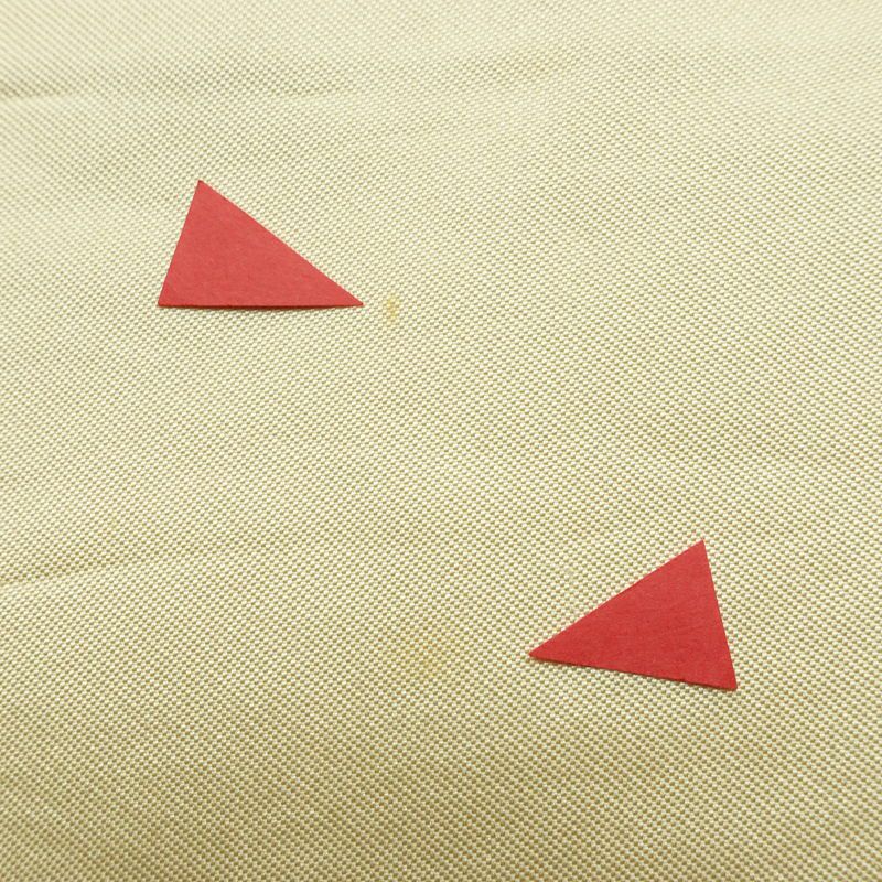 名古屋帯 太鼓柄 正絹 幾何学柄・抽象柄 名古屋仕立て 箔 帯 クリーム_画像16