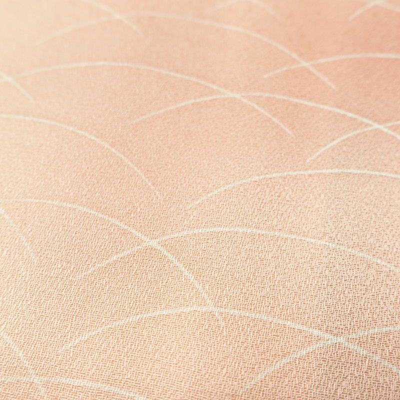 小紋 付下小紋 正絹 木の葉・植物柄 袷仕立て 身丈155.5cm 裄丈64.5cm リサイクル着物 着物 ぼかし 七五三 お宮参り 芝 フォーマル シンプル 上品 ピンク_画像9