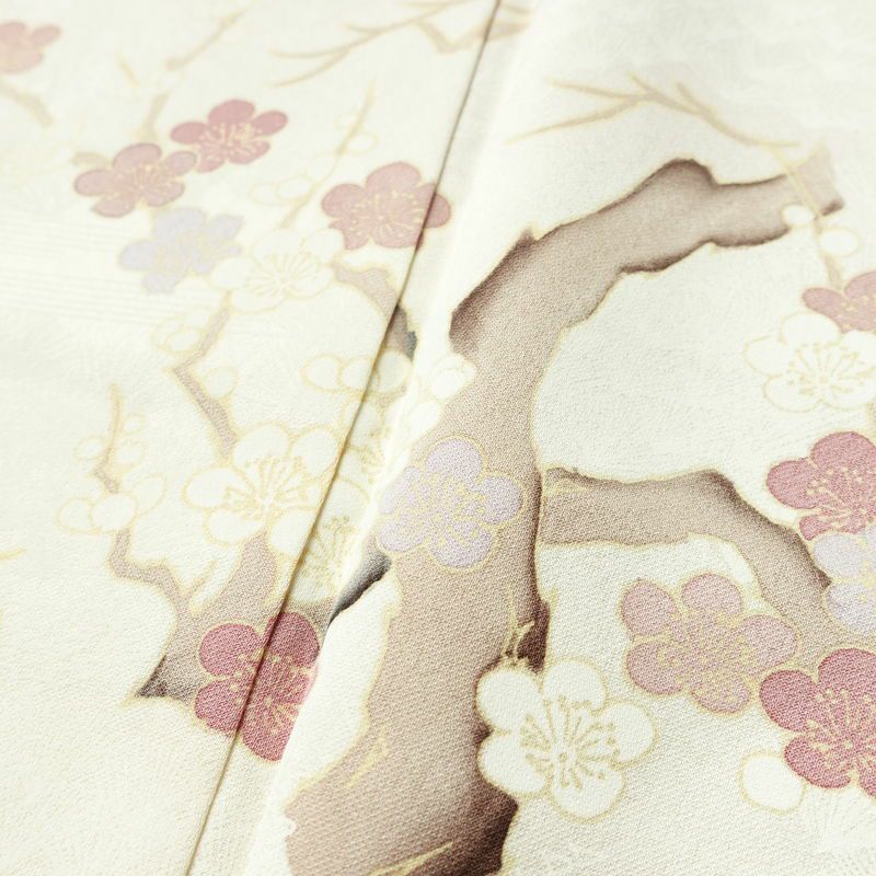 付け下げ 良品 しつけ糸付き 正絹 花柄 袷仕立て 身丈158.5cm 裄丈64cm リサイクル着物 着物 入学式 卒業式 七五三 お宮参り フォーマル 上品 ラベンダーピンク ピンク_画像9