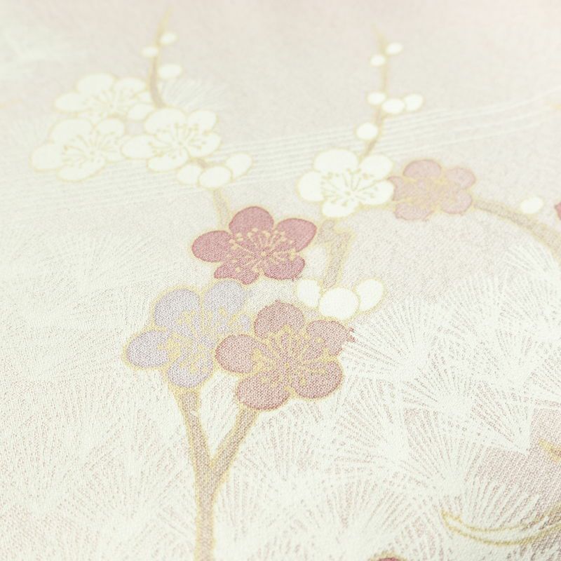 付け下げ 良品 しつけ糸付き 正絹 花柄 袷仕立て 身丈158.5cm 裄丈64cm リサイクル着物 着物 入学式 卒業式 七五三 お宮参り フォーマル 上品 ラベンダーピンク ピンク_画像10