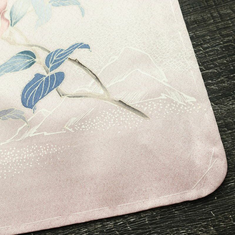 付け下げ 良品 しつけ糸付き 正絹 花柄 袷仕立て 身丈158.5cm 裄丈64cm リサイクル着物 着物 入学式 卒業式 七五三 お宮参り フォーマル 上品 ラベンダーピンク ピンク_画像17