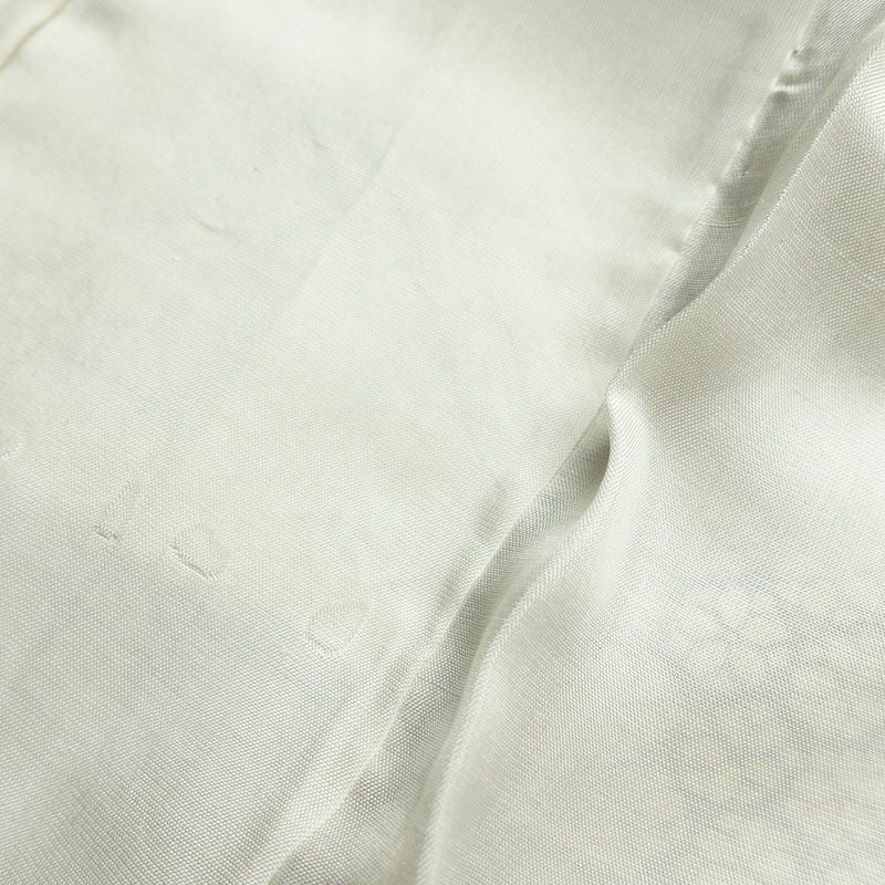 小紋 縮緬 総柄 正絹 花柄 袷仕立て 身丈167.5cm 裄丈62.5cm リサイクル着物 着物 モダン 紫・藤色_画像20