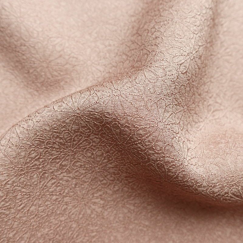 色留袖 良品 しつけ糸付き 一つ紋付き トールサイズ 正絹 風景柄 袷仕立て 身丈174cm 裄丈71cm リサイクル着物 着物 箔 引箔 金彩 結婚式 パーティー フォーマル 華やか 御所車 松 菊 小豆・エンジ_画像21