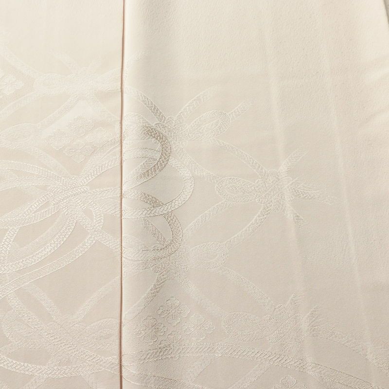 色無地 裾模様あり 一つ紋付き 正絹 古典柄 袷仕立て 身丈153.5cm 裄丈65cm リサイクル着物 着物 入学式 卒業式 七五三 お宮参り フォーマル シンプル 上品 ピンク_画像6