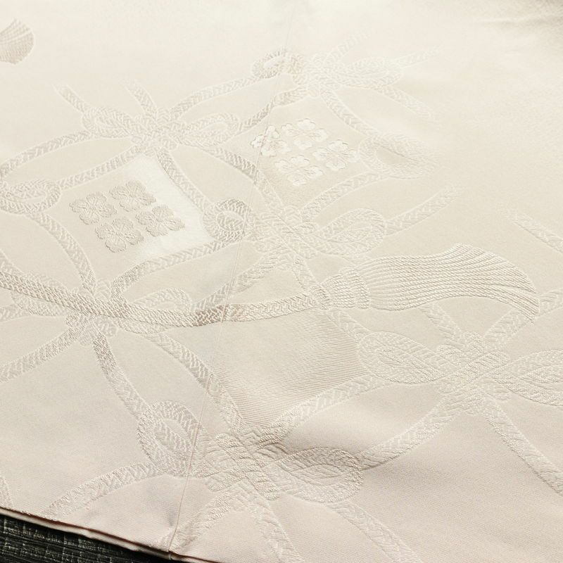 色無地 裾模様あり 一つ紋付き 正絹 古典柄 袷仕立て 身丈153.5cm 裄丈65cm リサイクル着物 着物 入学式 卒業式 七五三 お宮参り フォーマル シンプル 上品 ピンク_画像12