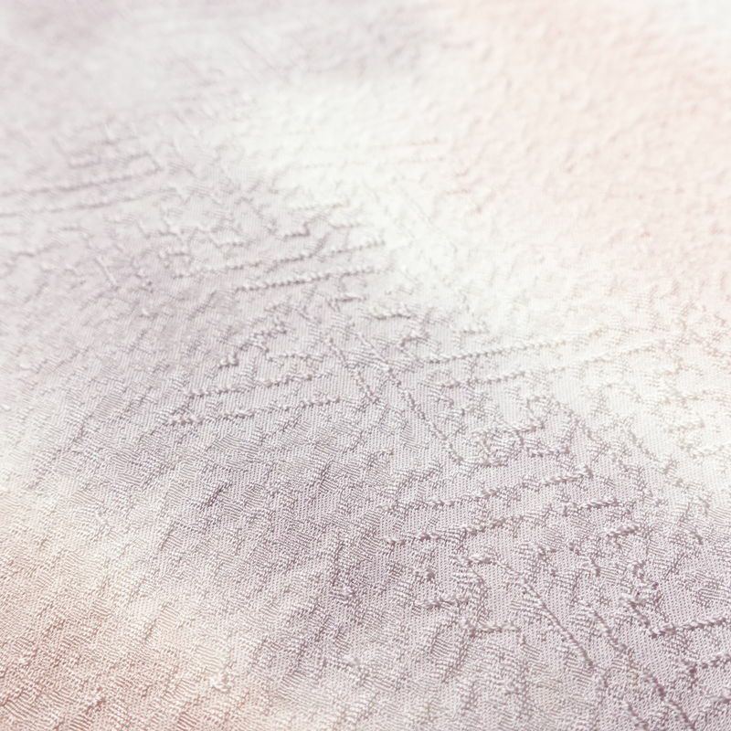 付け下げ 一つ紋付き 正絹 その他の柄 袷仕立て 身丈161.5cm 裄丈65cm リサイクル着物 着物 入学式 卒業式 七五三 お宮参り フォーマル シンプル 上品 ピンク_画像9